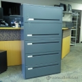 Boulevard 5 Drawer Lateral File Cabinet Grey Blems